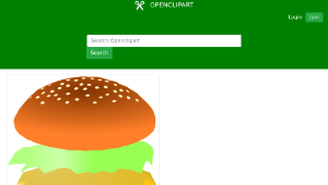openclipart圖庫：Hamburger縮圖