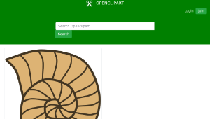 openclipart圖庫：Snail Shell縮圖