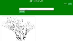 openclipart圖庫：Anemone Patens-資源代表圖