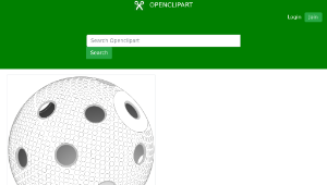 openclipart圖庫：Floorball-資源代表圖