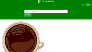 openclipart圖庫：Cup of coffee-資源代表圖