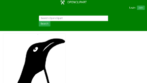 openclipart圖庫：Sad Penguin-資源代表圖