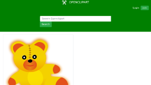 openclipart圖庫：Bear (CMYK)-資源代表圖