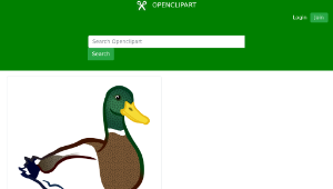 openclipart圖庫：duck - coloured-資源代表圖