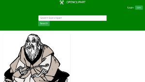 openclipart圖庫：Wise Old Man - New-資源代表圖