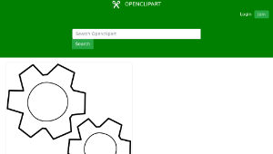 openclipart圖庫：engrenages / gears縮圖