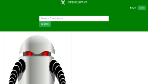 openclipart圖庫：robot carrying things 4縮圖