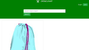 openclipart圖庫：sport bag (pouch)-資源代表圖