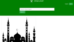 openclipart圖庫：Mosque 2縮圖