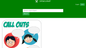 openclipart圖庫：Call Outs