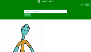 openclipart圖庫：Zombie Clerk縮圖