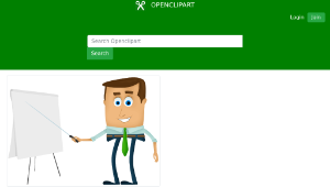 openclipart圖庫：Business Man Cartoon 2-資源代表圖