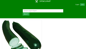 openclipart圖庫：Zucchini-資源代表圖