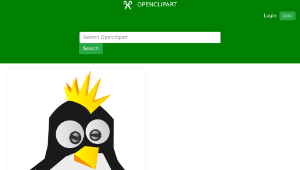 openclipart圖庫：Tux-資源代表圖