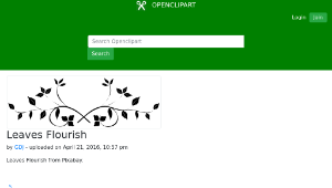 openclipart圖庫：Leaves Flourish縮圖