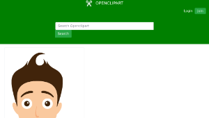 openclipart圖庫：Men Stopping hombre parado縮圖