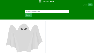 openclipart圖庫：Ghost / fantasma / fantôme縮圖