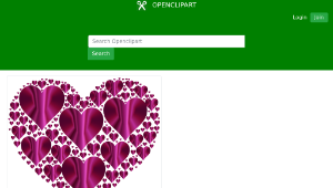 openclipart圖庫：Hearts In Heart Rejuvenated 20 No Background縮圖
