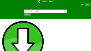 openclipart圖庫：Download Icon縮圖