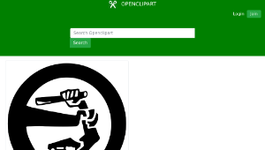 openclipart圖庫：stop police violence縮圖