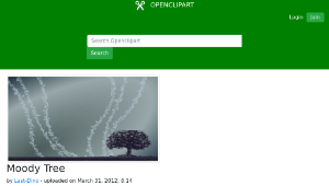 openclipart圖庫：Moody Tree