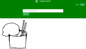 openclipart圖庫：ice cream soda縮圖