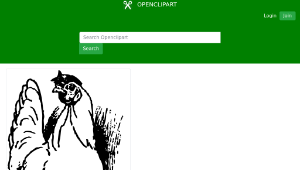 openclipart圖庫：chicken-資源代表圖