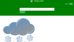openclipart圖庫：snow - coloured縮圖