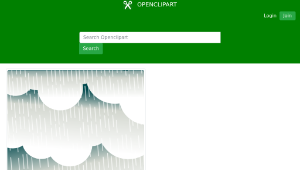 openclipart圖庫：raining縮圖