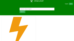 openclipart圖庫：Bolt Icon 縮圖