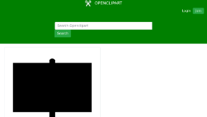 openclipart圖庫：protest sign縮圖