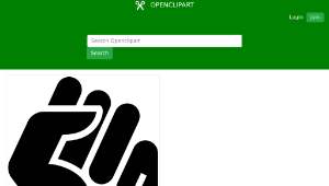 openclipart圖庫：Protest icon縮圖