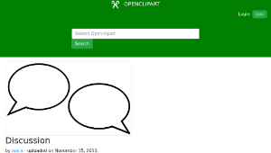 openclipart圖庫：Discussion縮圖