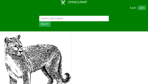 openclipart圖庫：cougar縮圖