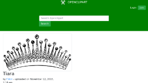openclipart圖庫：Tiara縮圖