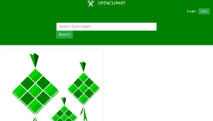 openclipart圖庫：Ketupat v 2縮圖