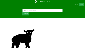 openclipart圖庫：lamb縮圖