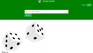 openclipart圖庫：Dice縮圖