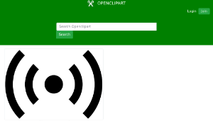 openclipart圖庫：Stereo Audio Sound Signal Sharp縮圖