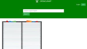 openclipart圖庫：Notebook縮圖