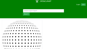 openclipart圖庫：Medium Density Dots Sphere縮圖