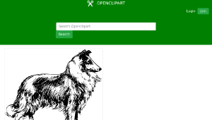 openclipart圖庫：collie -資源代表圖