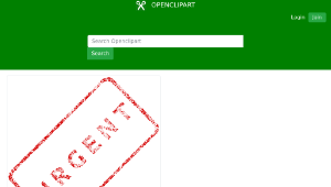 openclipart圖庫：Urgent Business Stamp 2縮圖