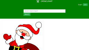 openclipart圖庫：Santa Claus-資源代表圖