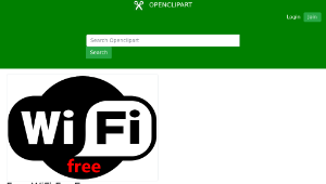 openclipart圖庫：Free WiFi For Everyone (Remix)縮圖