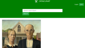 openclipart圖庫：American Gothic縮圖