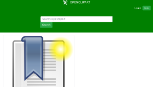 openclipart圖庫：tango bookmark new-資源代表圖