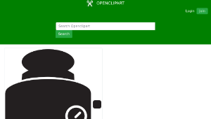 openclipart圖庫：Kitchen Icon - Toaster縮圖
