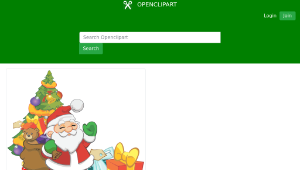 openclipart圖庫：Santa Christmas-資源代表圖