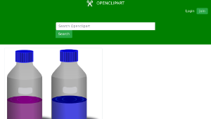 openclipart圖庫：Reagent Bottle-資源代表圖